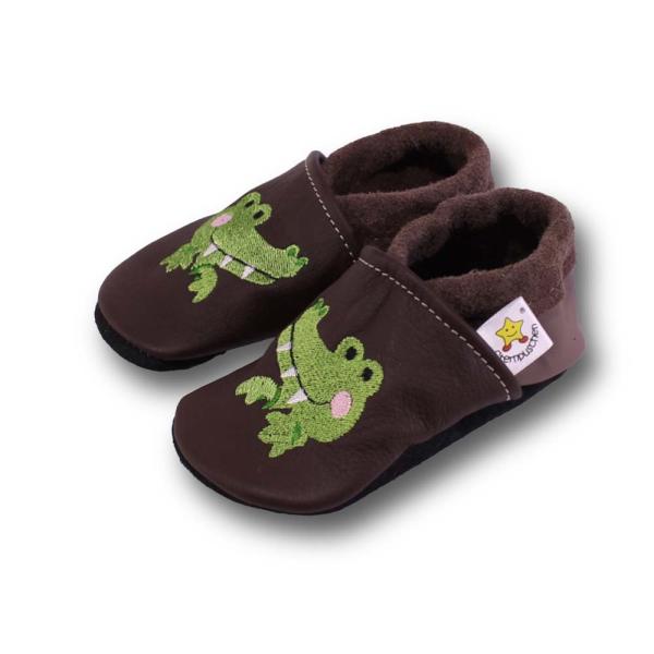 Krabbelschuhe freundliches Krokodil